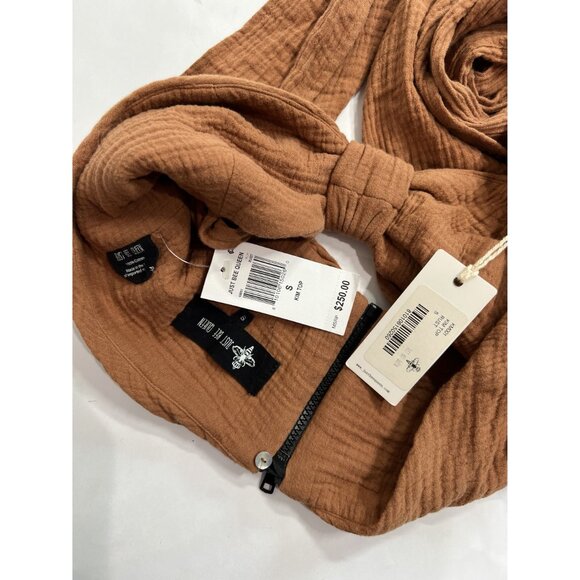 Just Bee Queen Kim Top In Rust - Picture 5 of 5